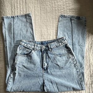 SHEIN Blue Acid Wash Denim Jeans